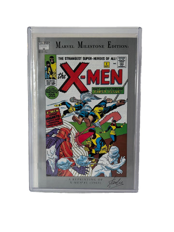 Stan Lee signed Comic Book X-Men Milestone Edition Reprint #1 (1963) LE 563/1500