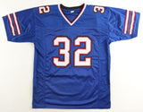 O. J. Simpson Signed Buffalo Bills Career Stat Jersey (JSA COA) 5xPro Bowl R.B.
