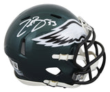 Eagles Zack Baun Authentic Signed Speed Mini Helmet W/ Case BAS Witnessed