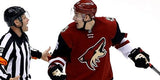 Michael Stone Signed Arizona Coyotes Reebok NHL On Ice Style Jersey (PSA COA)
