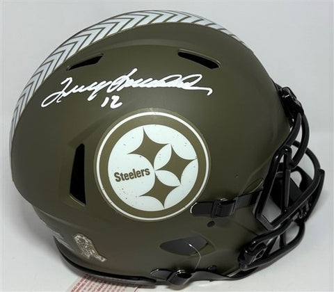 TERRY BRADSHAW Signed Full Size Authentic Salute to Service Speed Helmet - BAS