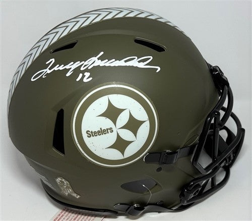 TERRY BRADSHAW Signed Full Size Authentic Salute to Service Speed Helmet - BAS