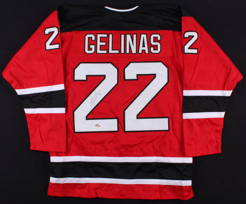 Eric Gelinas Signed Devils Jersey (Frst Class Autographs) New Jersey Defenseman