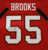Buccaneers Hall of Famer DERRICK BROOKS Signed Custom Replica Jersey AUTO - BAS