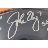 John Elway Autographed Denver Broncos Pro VSR4 Helmet 4 Insc. Beckett 32134