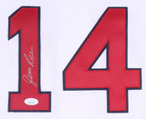 Jim Rice Signed Boston Red Sox Custom Jersey (JSA COA) 8xAll-Star Outfielder