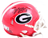 Champ Bailey Autographed Georgia Bulldogs Speed Mini Helmet - Beckett W Hologram