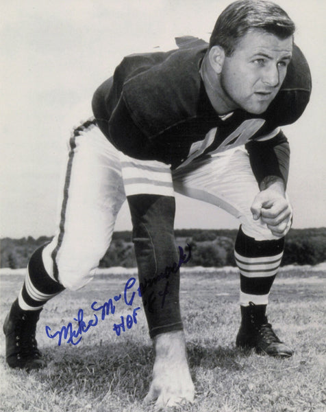 Mike McCormack Autographed 8x10 Photo Cleveland Browns "HOF 84" SKU #245844