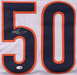 Mike Singletary Chicago Signed White Football Jersey JSA QR Hologram