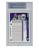 Ray Lewis Autographed/Signed 2010 Topps #160 Trading Card Beckett 39413