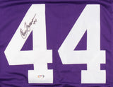 Chuck Foreman Signed Minnesota Vikings Jersey (PSA COA) 5xPro Bowl (1973-1977)