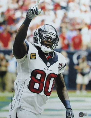 Andre Johnson Autographed 11x14 Football Photo Houston Texans Beckett