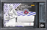 Raptors Vince Carter Signed 2021 Panini Illusions CTH #15 Card BAS Slabbed