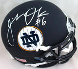Jeremiah Owusu-Koramoah Autographed Notre Dame Alt. Schutt Mini Helmet-BAW Holo