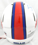 James Cook Autographed Buffalo Bills F/S Speed Authentic Helmet - JSA W *Blue