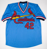 Bruce Sutter Signed St Louis Cardinals Jersey "306 Saves & HOF 2006" (JSA COA)