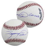 Cubs Sammy Sosa "Go Cubs" Signed Manfred OML Baseball W/ Case JSA Witness