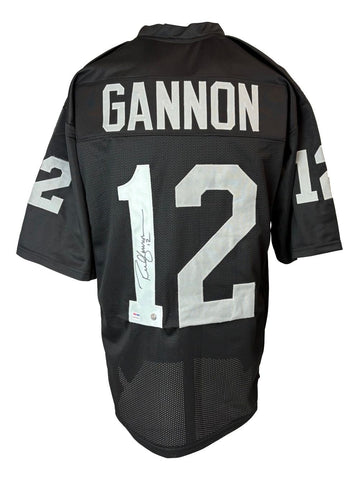 Rich Gannon Oakland Signed Black Football Jersey PSA/DNA Hologram