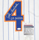 Ron Swoboda "69 Champs" Signed New York Mets Jersey (JSA COA) The Catch