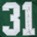 Wilbert Montgomery Signed Philadelphia Eagles Jersey Inscr. "HOF 1987" (JSA COA)