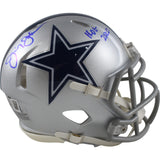 Jimmy Johnson Autographed/Signed Dallas Cowboys Mini Helmet HOF Beckett 50129