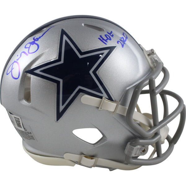 Jimmy Johnson Autographed/Signed Dallas Cowboys Mini Helmet HOF Beckett 50129