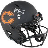 Brian Urlacher Autographed Chicago Bears Eclipse Pro Helmet HOF Beckett 49278