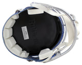 Cowboys Dak Prescott Signed Flash Full Size Speed Rep Helmet w/ Case BAS Wit