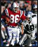 Stanley Morgan Signed/Inscribed 8x10 Photo New England Patriots JSA 202001