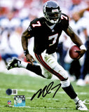 MICHAEL VICK AUTOGRAPHED 8X10 PHOTO ATLANTA FALCONS BECKETT BAS WITNESS 243620