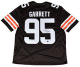 MYLES GARRETT SIGNED CLEVELAND BROWNS #95 NIKE LIMITED JERSEY BECKETT
