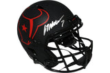 CJ Stroud Autographed Houston Texans F/S Eclipse Speed Replica Helmet Fanatics