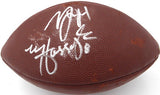 Marshawn Lynch & Matt Hasselbeck Autographed Football Seahawks Beckett BS30355