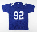 Michael Strahan New York Giants Signed Jersey (Beckett) 7xAll Pro Defensive End