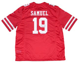 DEEBO SAMUEL AUTOGRAPHED SAN FRANCISCO 49ERS #19 NIKE GAME JERSEY BECKETT