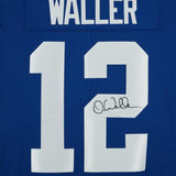 Framed Darren Waller New York Giants Autographed Blue Nike Limited Jersey