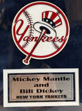 Mickey Mantle & Bill Dickey Dual-Autographed 8x10 Photo New York Yankees BAS COA