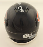 Ron Rivera Signed Chicago Bears Mini Helmet (Beckett) 1985 Super Bowl XX L.B.