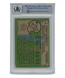 Tony Dorsett Autographed/Signed 1978 Topps #315 Trading Card Beckett 39411