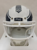 AJ BROWN SIGNED PHILADELPHIA EAGLES STS 3 SPEED MINI HELMET BECKETT QR