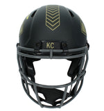 Kenneth Walker III Autographed Chiefs '2025 STS' Authentic Speed Helmet Beckett