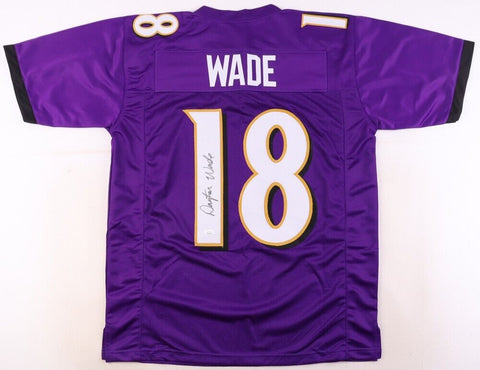 Dayton Wade Signed Baltimore Ravens Jersey (JSA COA) 2024 Rookie Wide Receiver