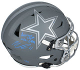 Micah Parsons Autographed "21 DROY" Cowboys Speedflex Helmet Fanatics LE 25