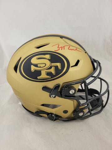 JERRY RICE SIGNED SAN FRANCISCO 49ERS RAVE SPEEDFLEX AUTHENTIC HELMET FANATICS