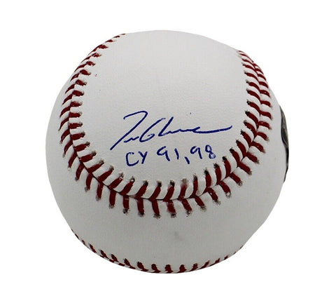 Tom Glavine Signed Atlanta Braves Rawlings OML White Baseball with Insc