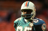Mark "Super" Duper Signed Miami Dolphins Teal Jersey (JSA COA) 3xPro Bowl W.R.