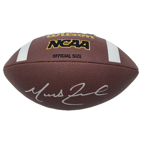 Marcus Freeman Signed Notre Dame NCAA Official Size Football Beckett Witnessed