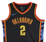 Thunder Shai Gilgeous-Alexander Signed Black Nike Swingman Jersey JSA #CE51910