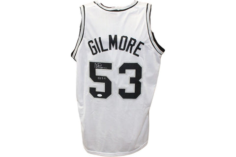 Artis Gilmore Autographed/Signed Pro Style White Jersey HOF JSA 43536