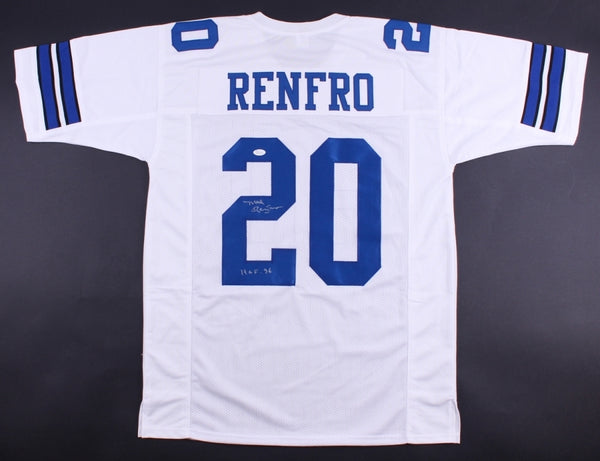 Mel Renfro Signed Cowboys Jersey Inscribed "HOF 96" (JSA) 10x Pro Bowl 1964-1973